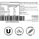 Sprinks Deck The Halls Sprinkles 80g