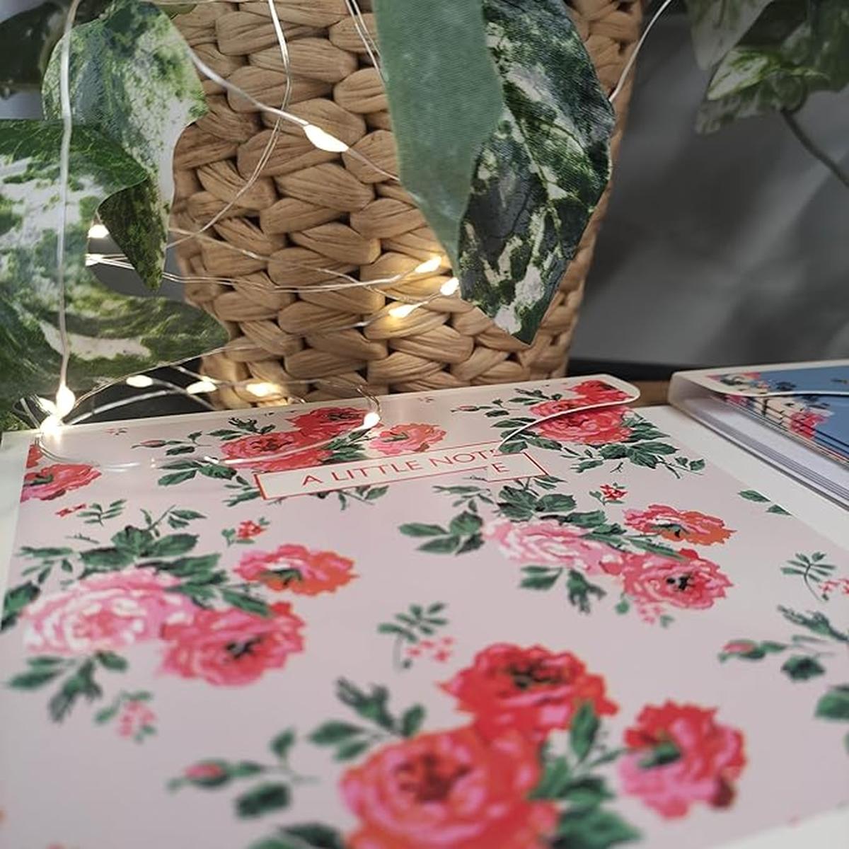 Cath Kidston Notecard Wallet Pink Floral (10 Notecards) | Minimax