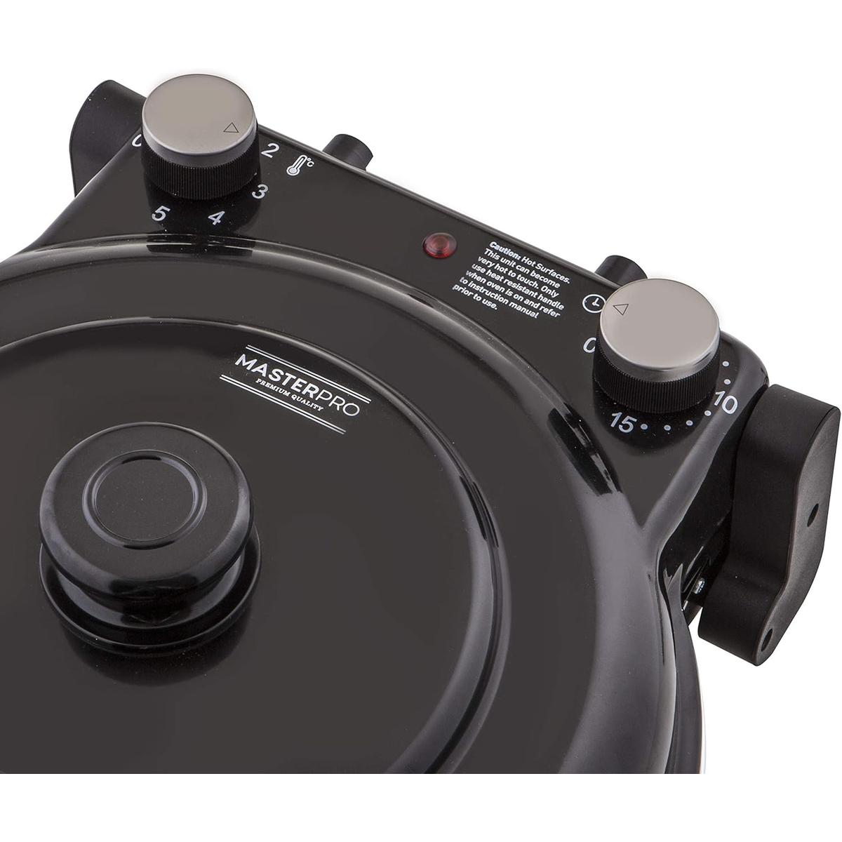 MasterPro Ultimate Pizza Oven with Knob Black | Minimax