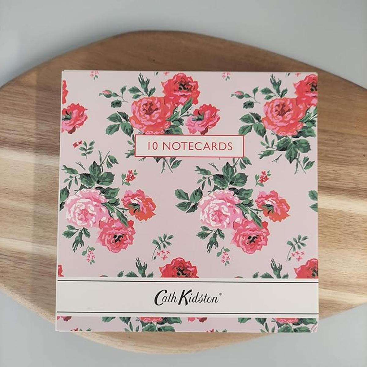 Cath Kidston Notecard Wallet Pink Floral (10 Notecards) | Minimax