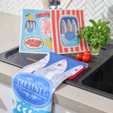 Annabel Trends Sardines Tea Towel