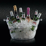 BarCraft Oval Drinks Cooler Acrylic Large