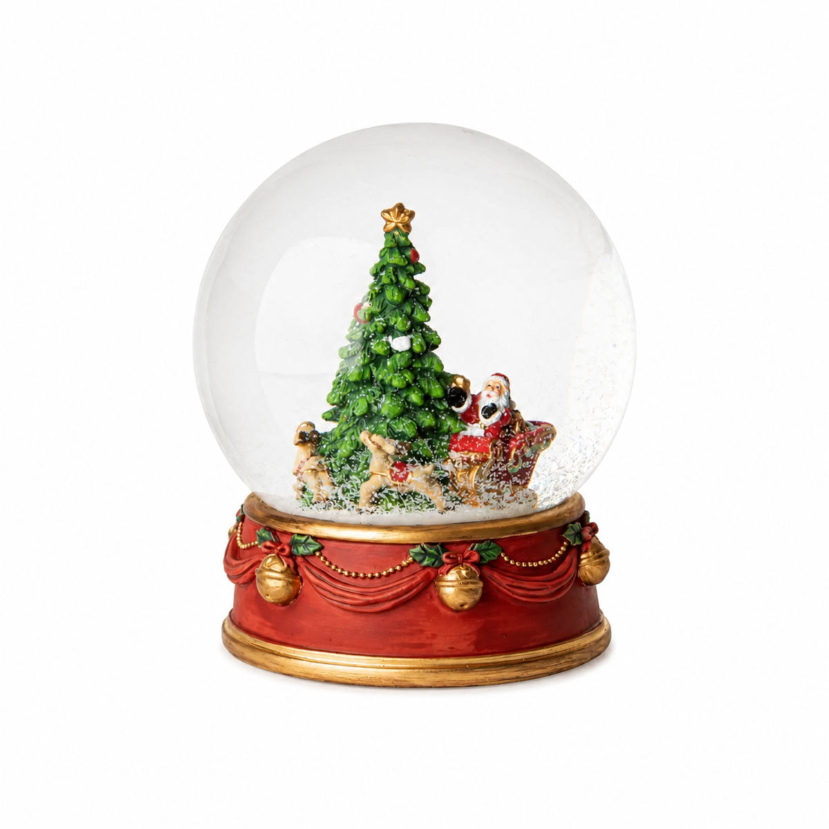 French Country Classic Noel Snowglobe 12x13.5cm | Minimax