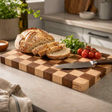Alfresco Lane Checquered End Grain Cutting Board 40x30x2.5cm