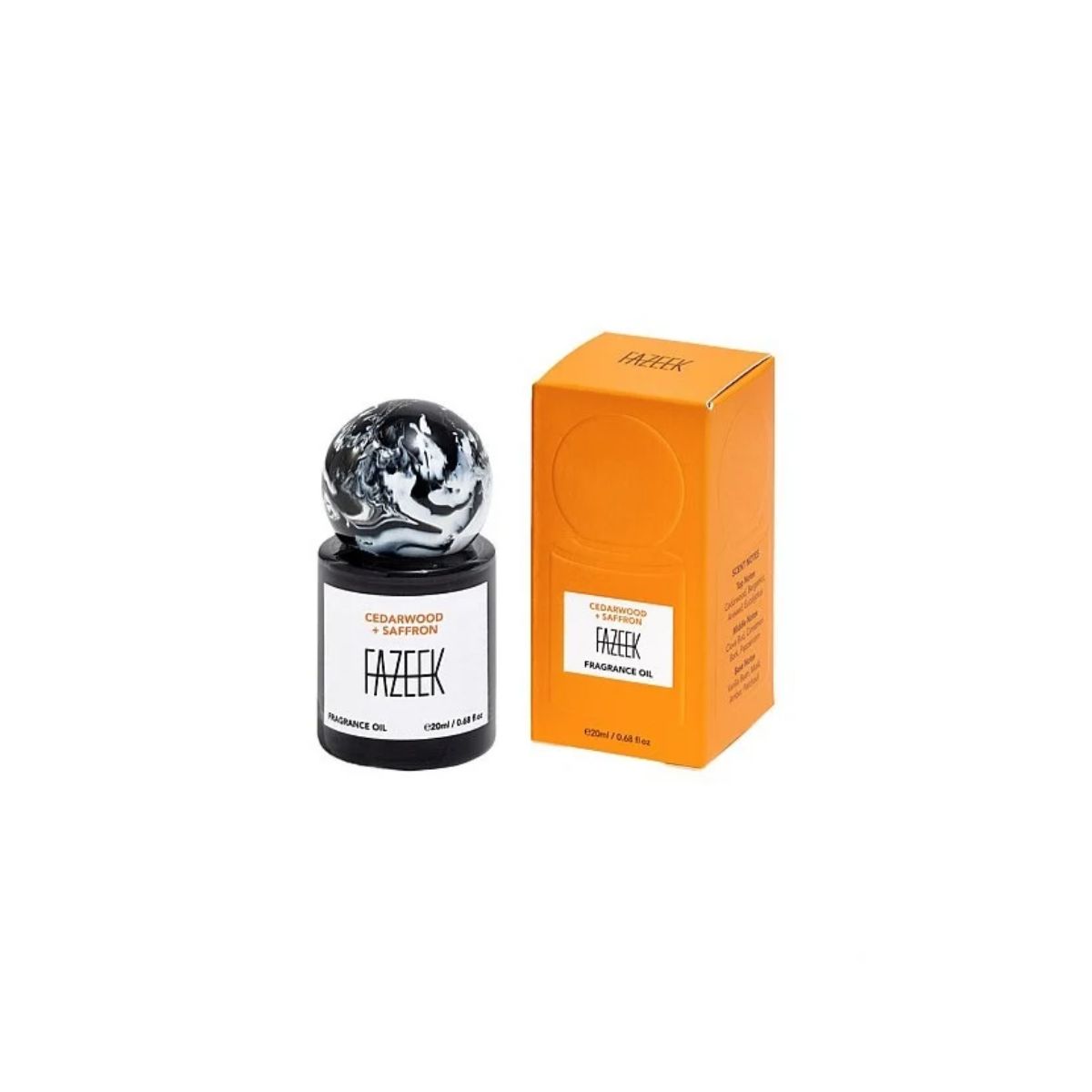 Fazeek Cedarwood + Saffron Fragrance Oil 20ml