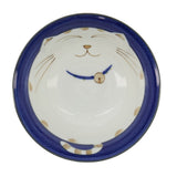 Tokyo Design Studio Kawaii Cat Neko Tayo Bowl Blue 13cm