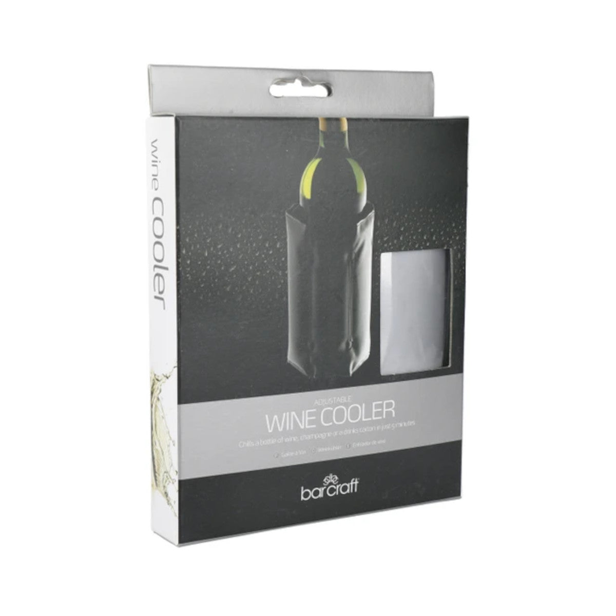 BarCraft Wine Cooler Wrap Around Silver