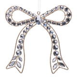 RAZ Jewel Bow Decoration Silver 17cm | Minimax