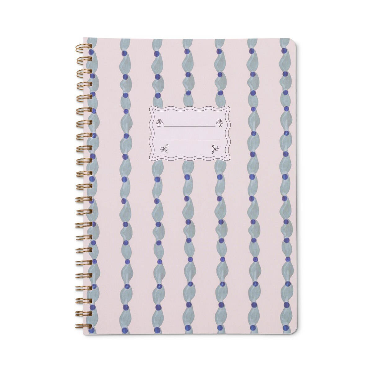 Designworks Ink Wire Notebook Wavy Blue 21x29cm | Minimax
