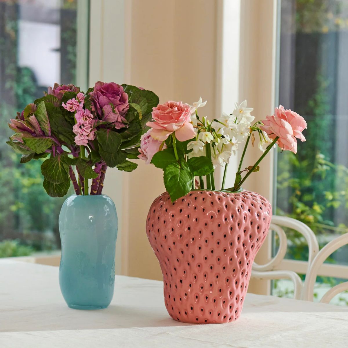 Kip&Co Pineberry Vase Pink 25cm