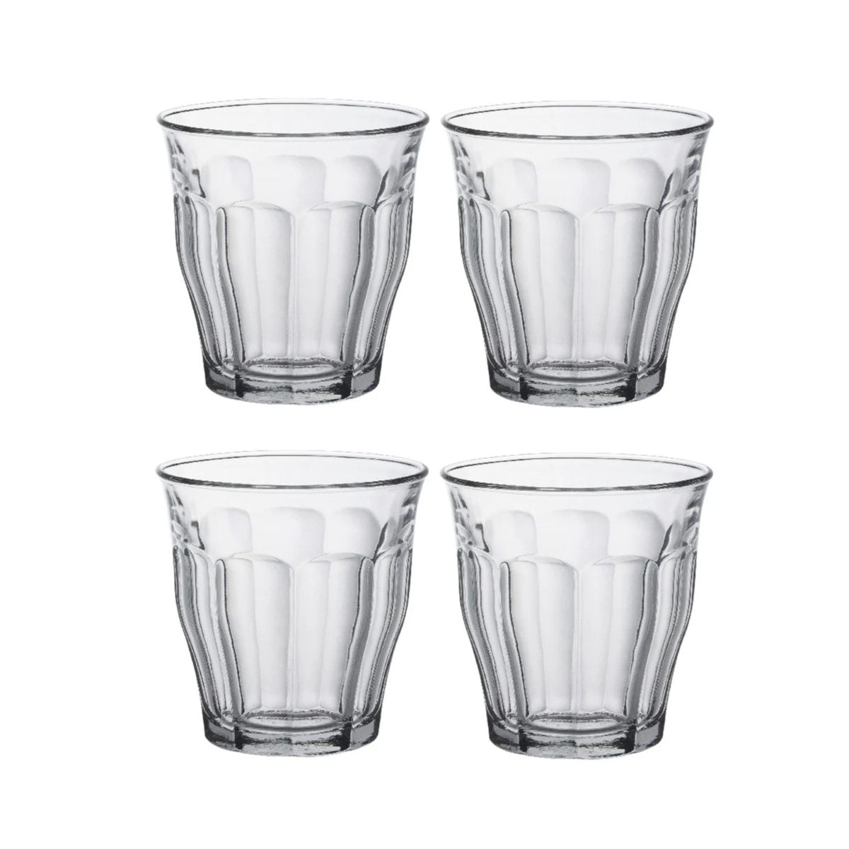 Duralex Picardie Glass Tumbler Clear 250ml (Set of 4) | Minimax