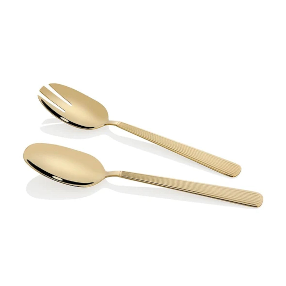 Stanley Rogers Swansea Salad Servers Champagne Gold 2 Piece Set