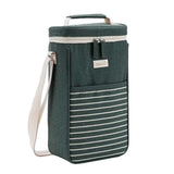 Sachi Two Bottle Insulated Wine Cooler Dark Green | Minimax