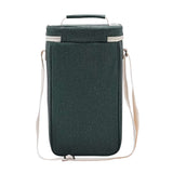 Sachi Two Bottle Insulated Wine Cooler Dark Green | Minimax