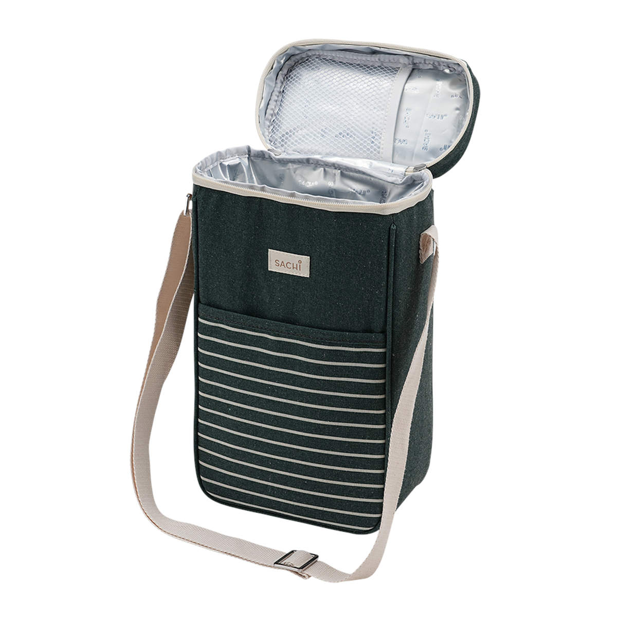Sachi Two Bottle Insulated Wine Cooler Dark Green | Minimax