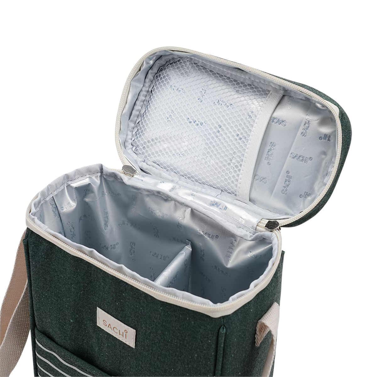 Sachi Two Bottle Insulated Wine Cooler Dark Green | Minimax