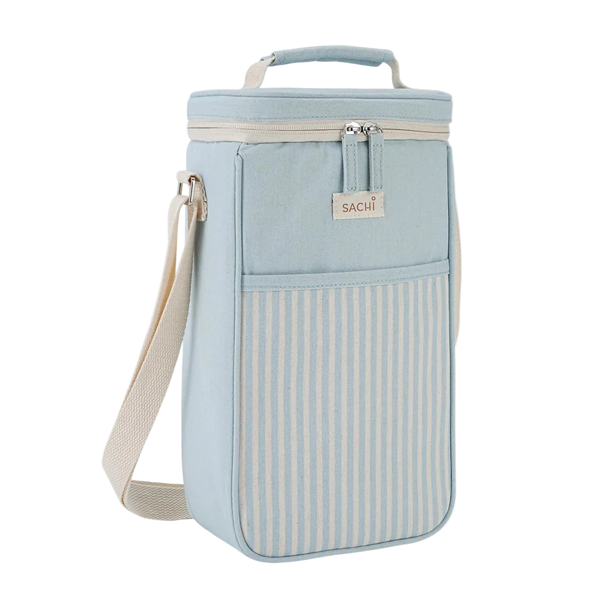 Sachi Two Bottle Insulated Wine Cooler Pale Blue | Minimax