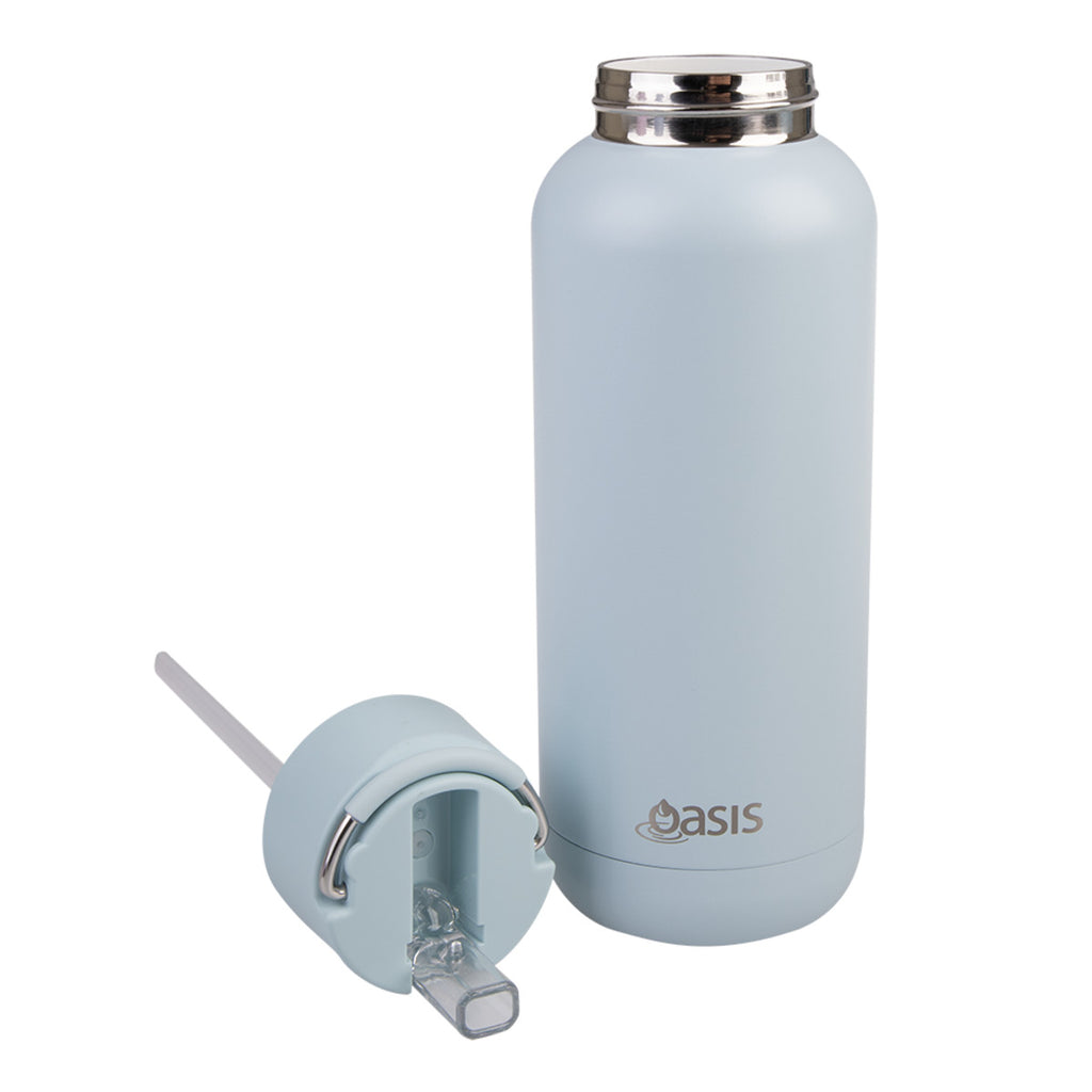 Oasis Moda Stainless Steel Triple Wall Insulated Drink Bottle Sea Mist 1L