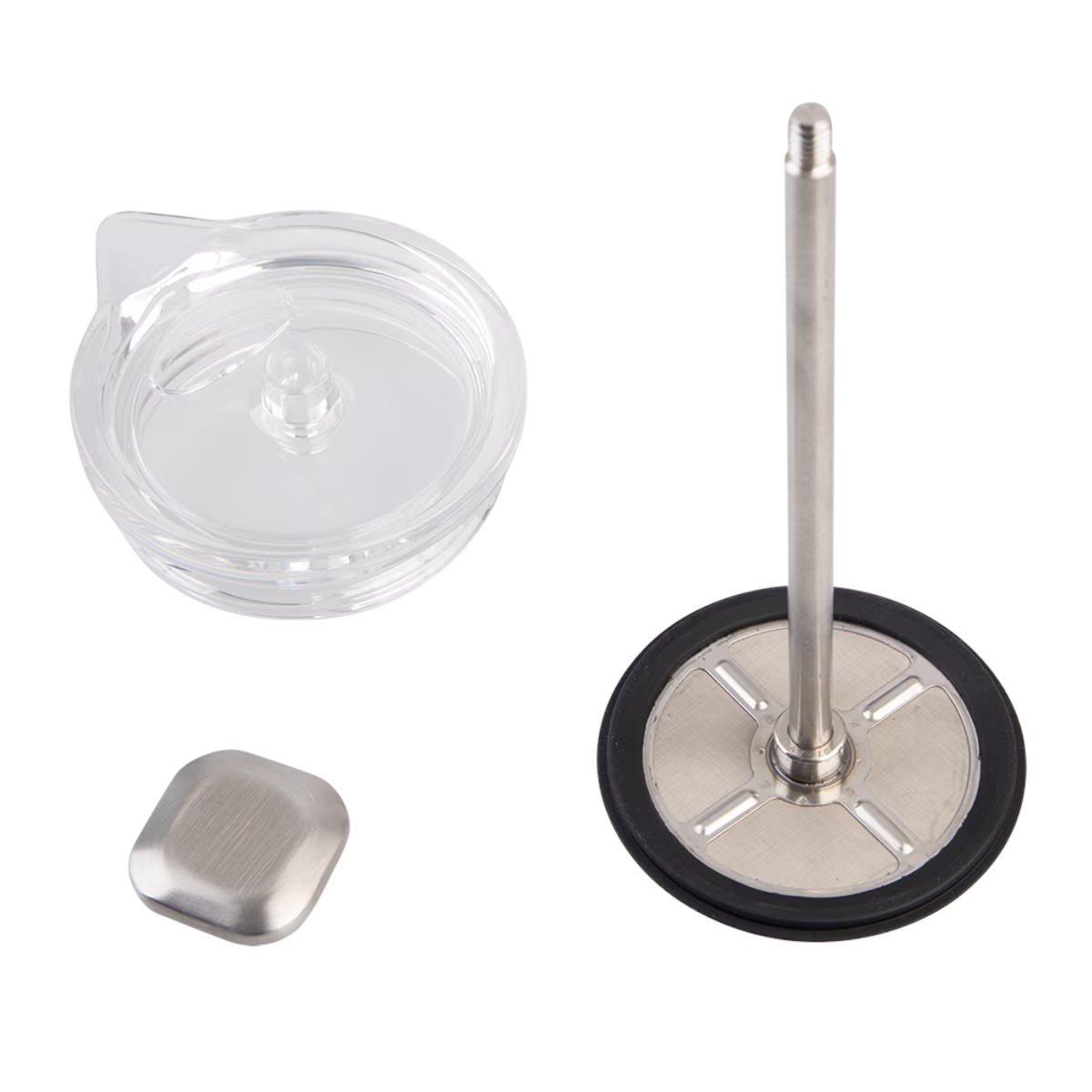 Oasis Stainless Steel Double Wall Insulated Coffee Press Alabaster 600ml | Minimax
