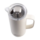 Oasis Stainless Steel Double Wall Insulated Coffee Press Alabaster 600ml | Minimax