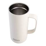 Oasis Stainless Steel Double Wall Insulated Coffee Press Alabaster 600ml | Minimax
