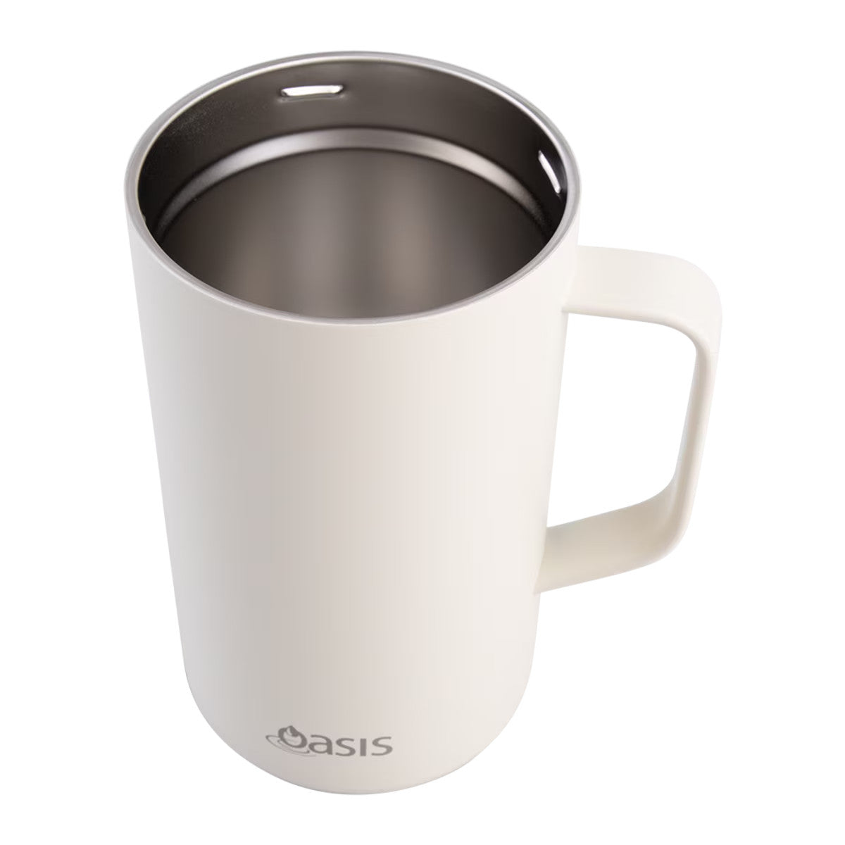 Oasis Stainless Steel Double Wall Insulated Coffee Press Alabaster 8 Cup (1L) | Minimax