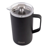 Oasis Stainless Steel Double Wall Insulated Coffee Press 8 Cup (1L) 
| Minimax
