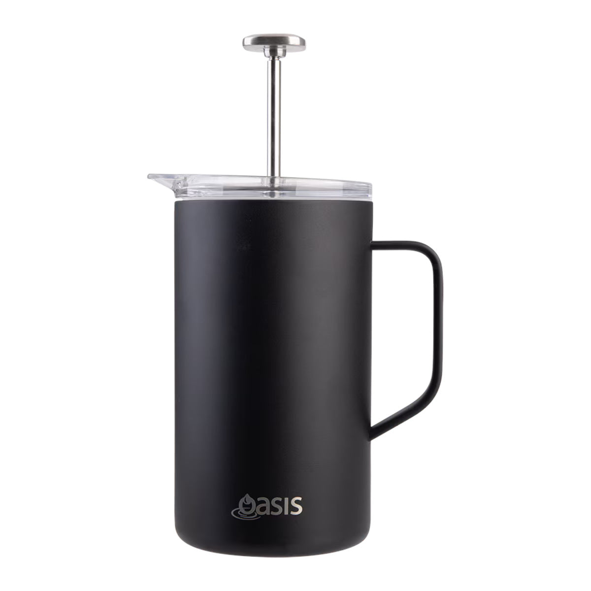 Oasis Stainless Steel Double Wall Insulated Coffee Press 8 Cup (1L) 
| Minimax