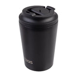 Oasis Ceramic Lined Stainless Steel Insulated Coffee Cup Black 360ml | Minimax