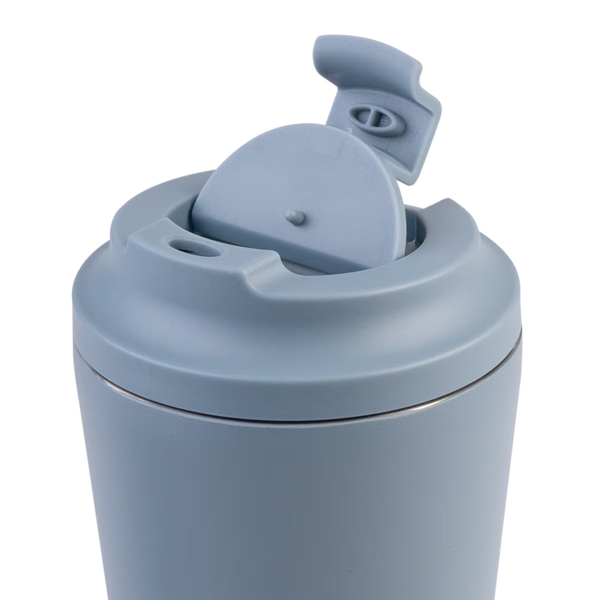 Oasis Ceramic Lined Stainless Steel Insulated Coffee Cup Hazy Blue 360ml | Minimax