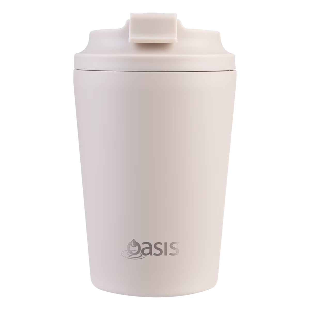 Oasis Ceramic Lined Stainless Steel Insulated Coffee Cup Oat 360ml
