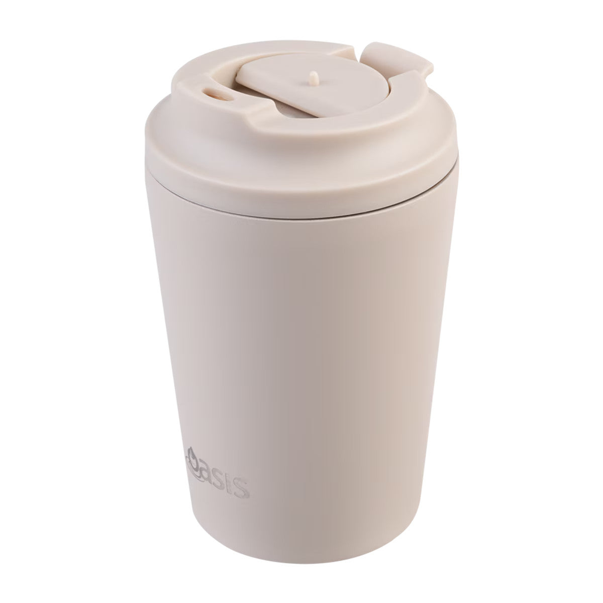 Oasis Ceramic Lined Stainless Steel Insulated Coffee Cup Oat 360ml
