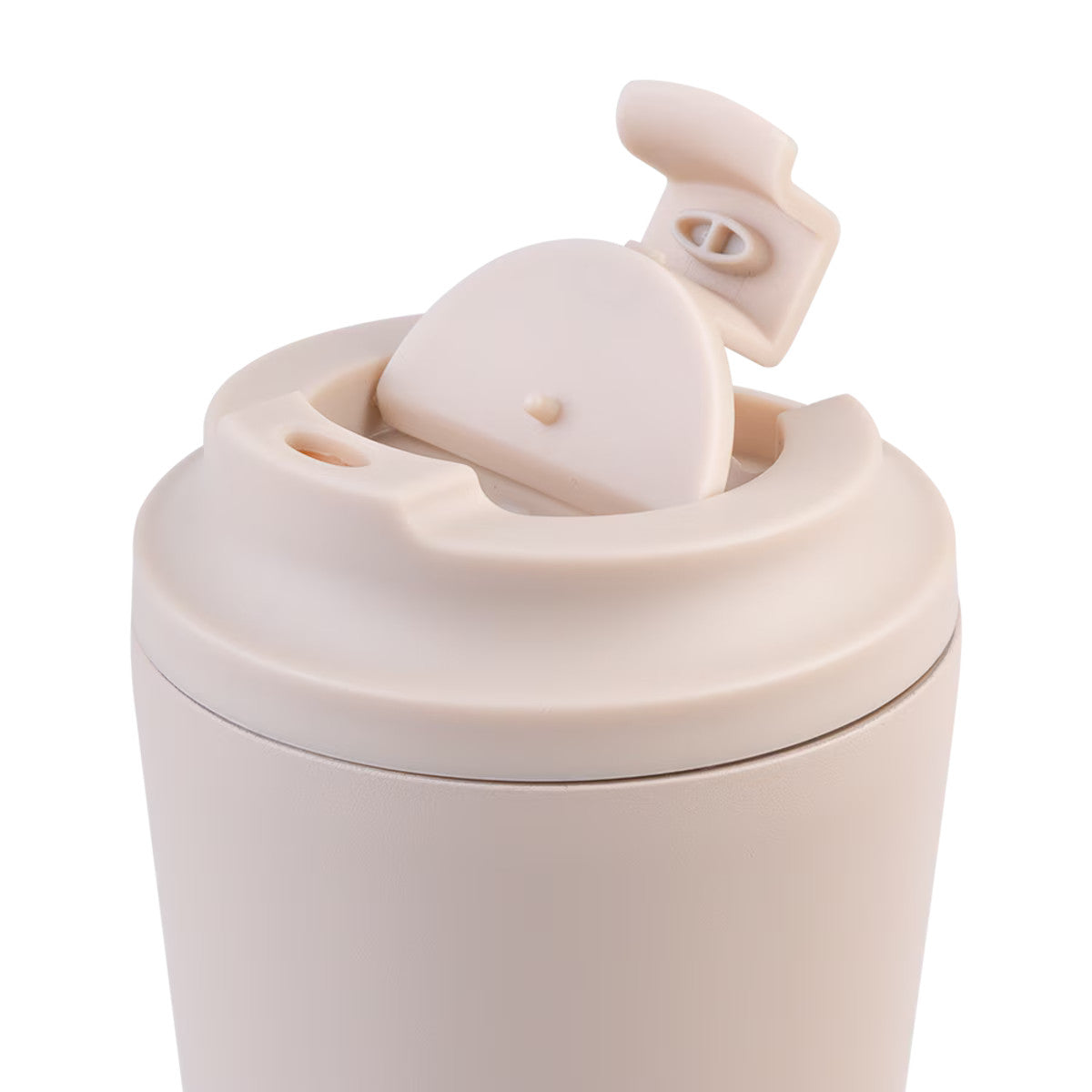 Oasis Ceramic Lined Stainless Steel Insulated Coffee Cup Oat 360ml
