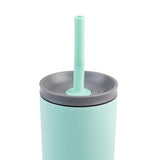 Oasis Double Wall Insulated Tumbler w/Straw Mint 600ml | Minimax