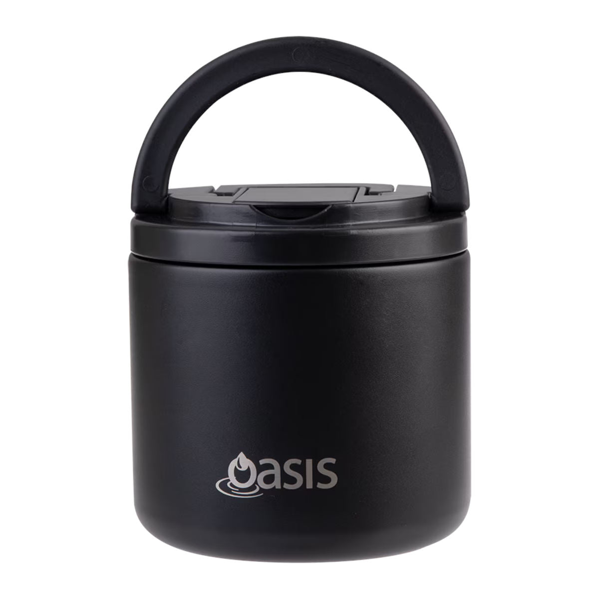 Oasis Double Wall Insulated Food Flask Black 500ml | Minimax