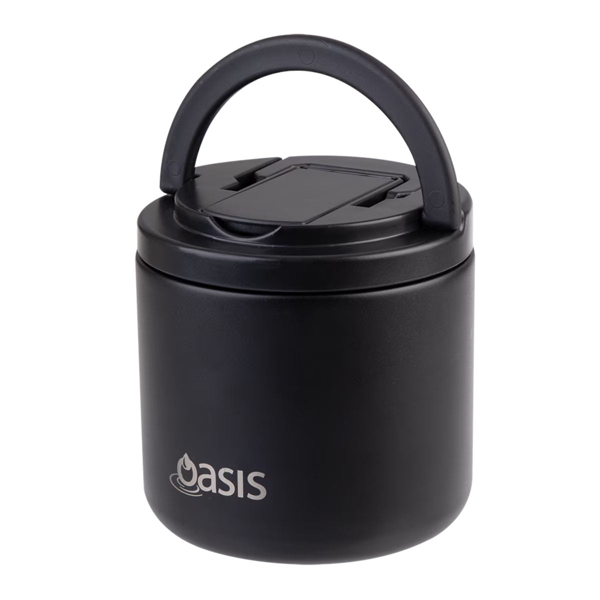 Oasis Double Wall Insulated Food Flask Black 500ml | Minimax