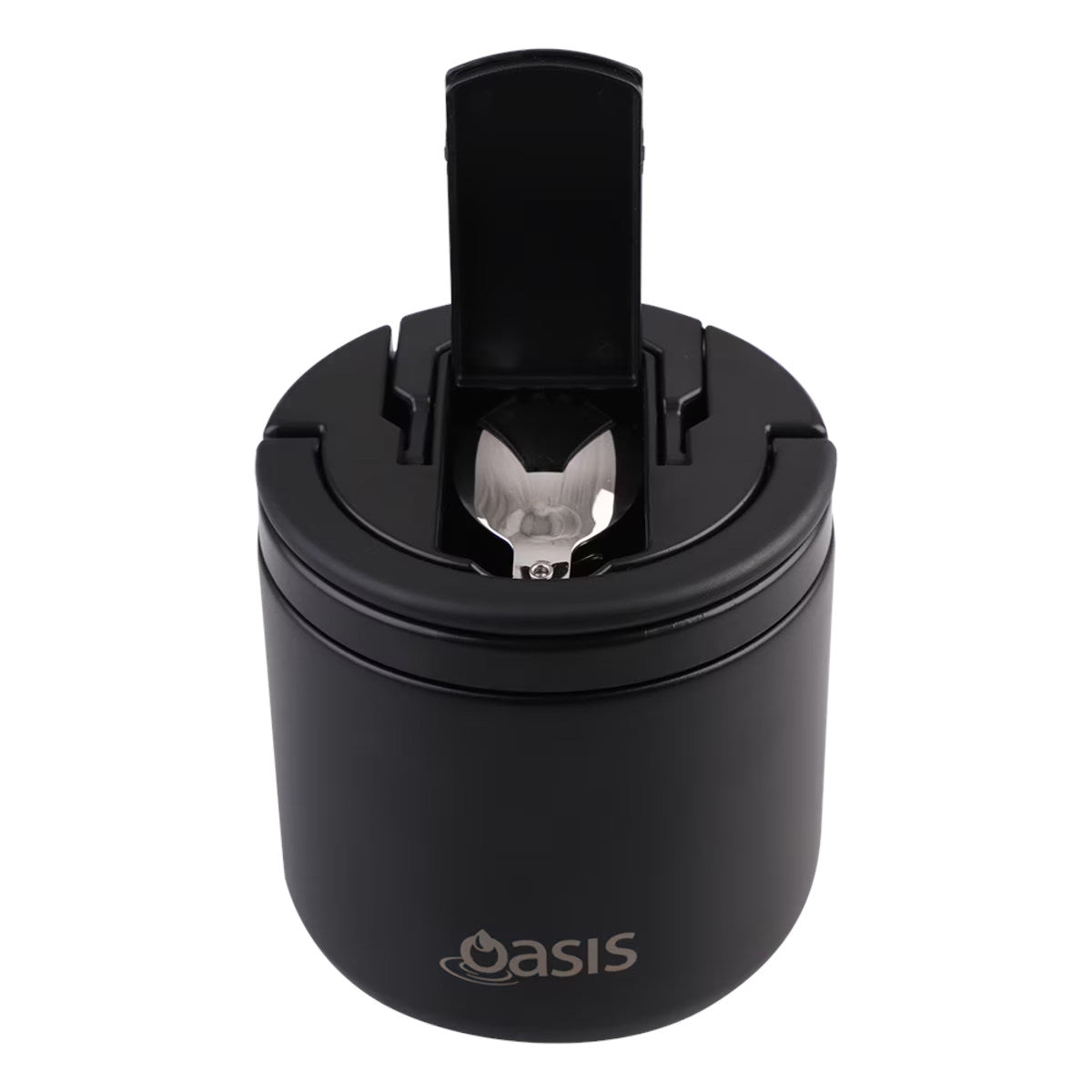 Oasis Double Wall Insulated Food Flask Black 500ml | Minimax