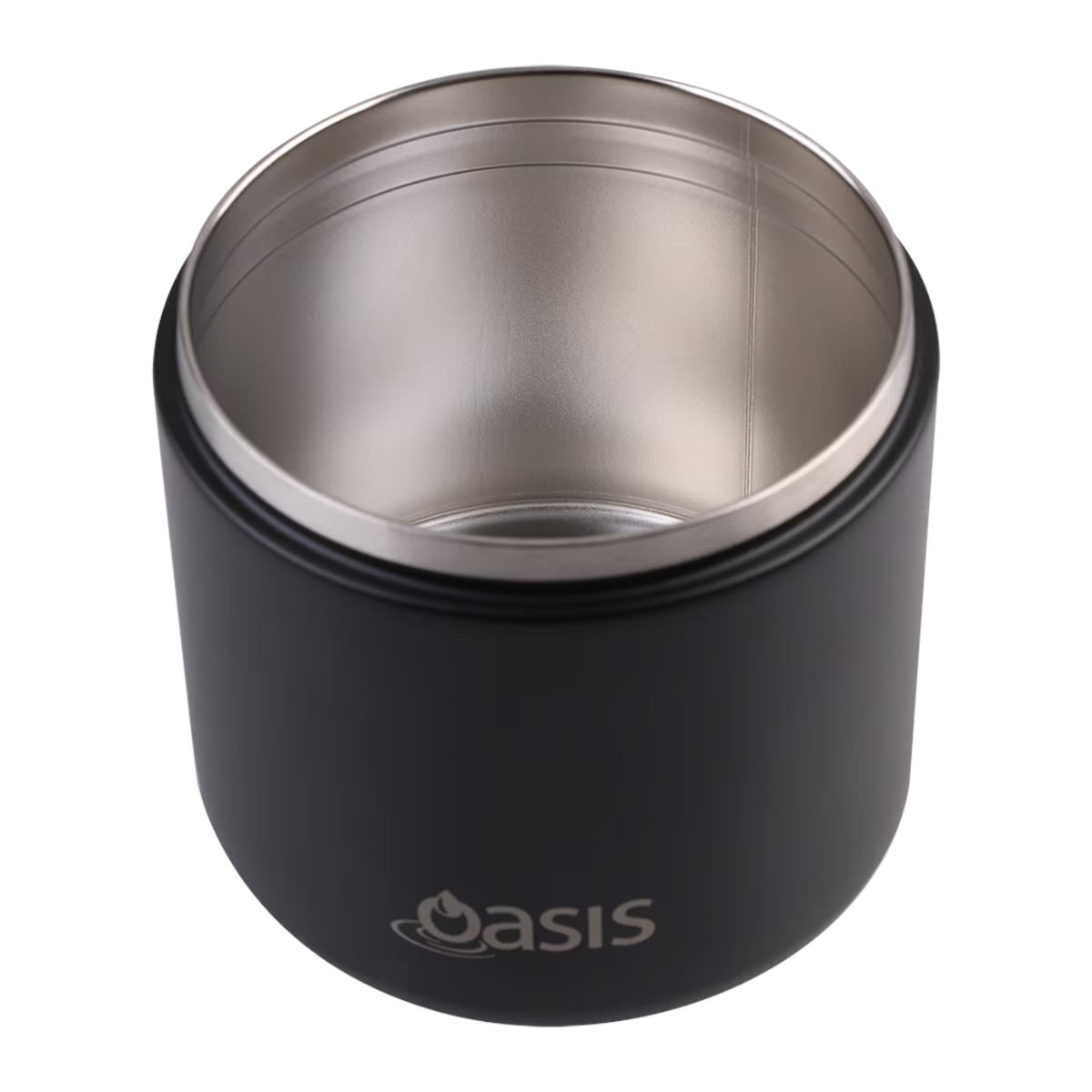 Oasis Double Wall Insulated Food Flask Black 500ml | Minimax