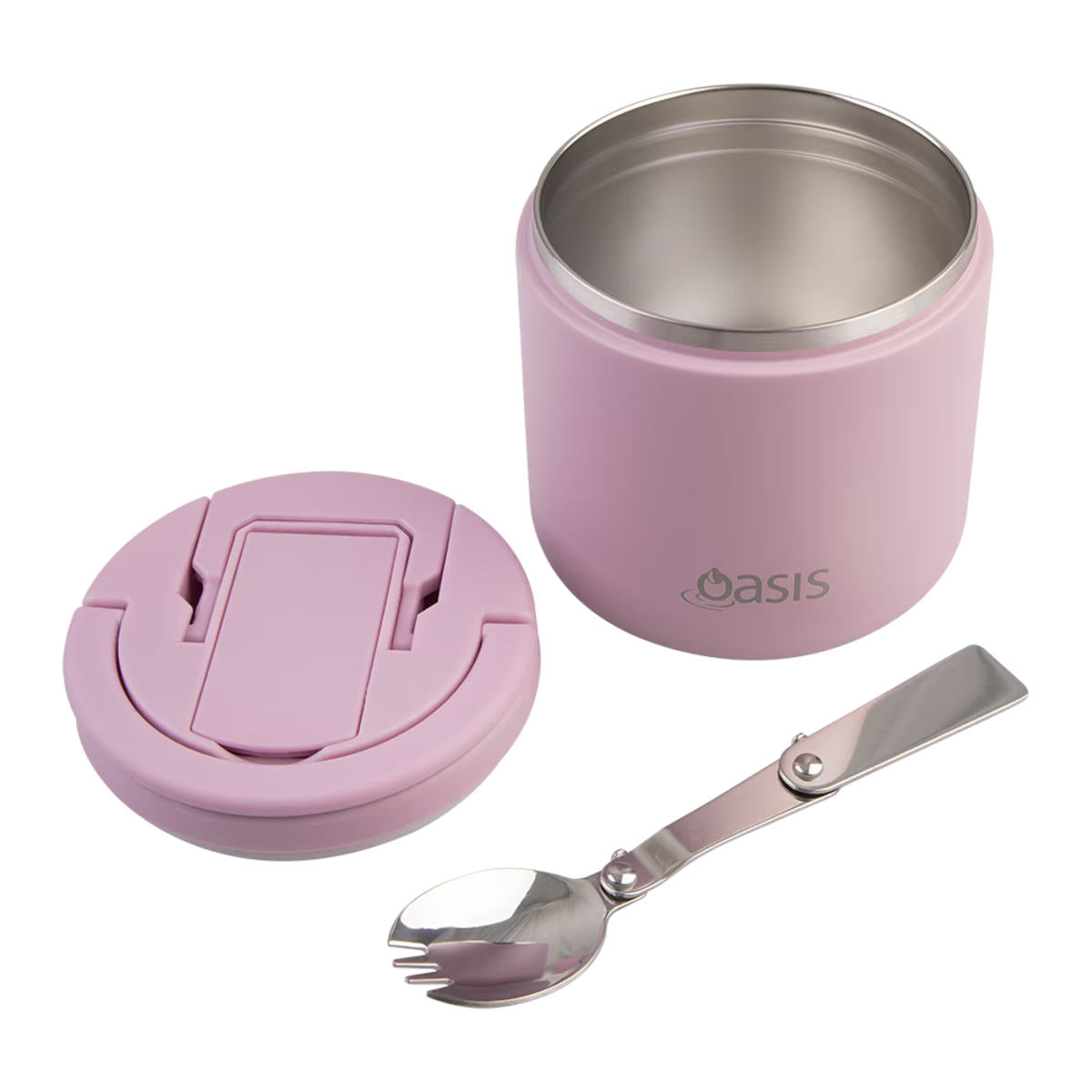 Oasis Double Wall Insulated Food Flask Blush 500ML | Minimax