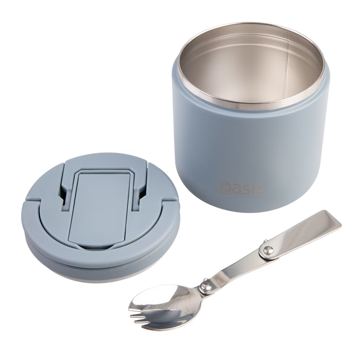 Oasis Double Wall Insulated Food Flask Blue 500ml | Minimax