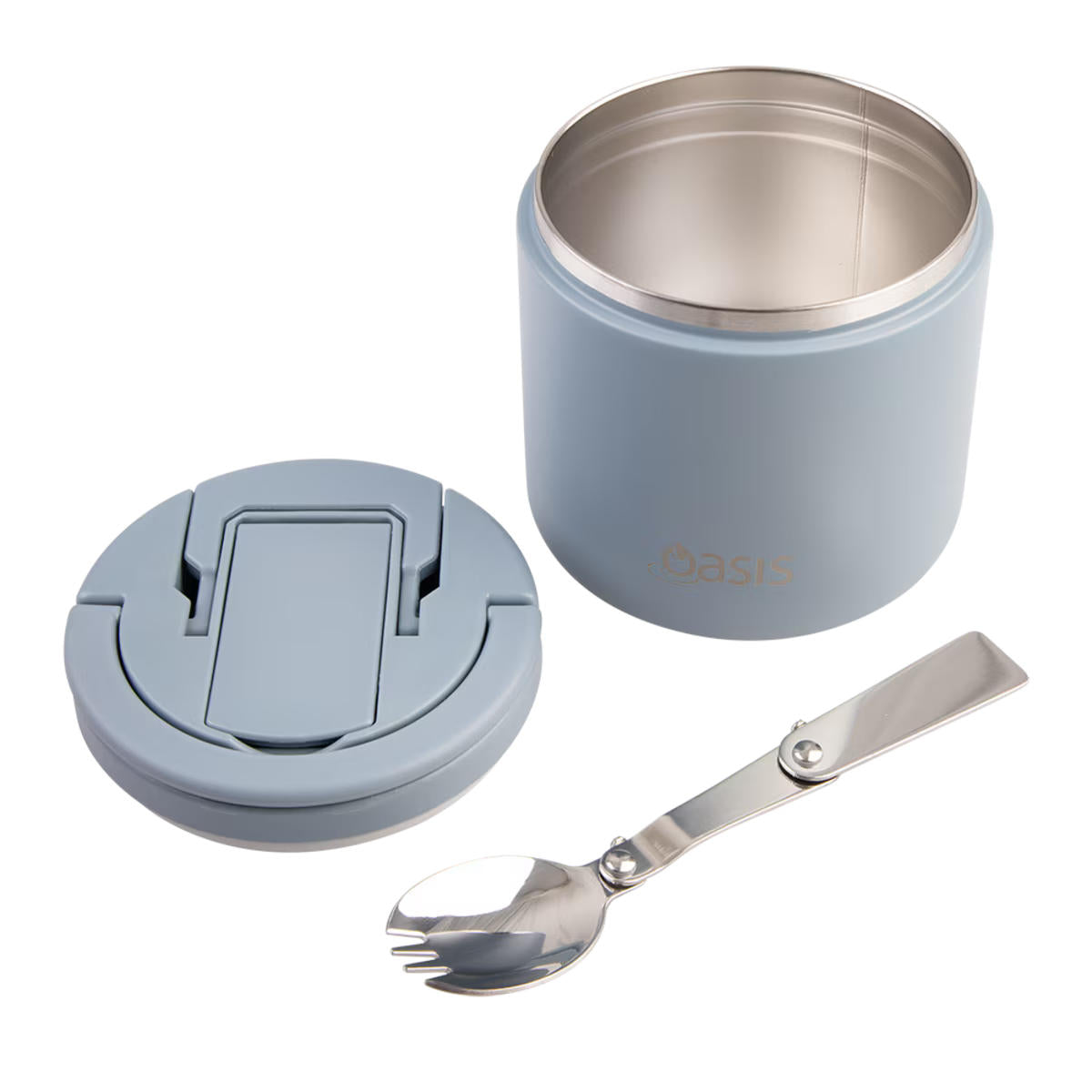 Oasis Double Wall Insulated Food Flask Blue 500ml | Minimax