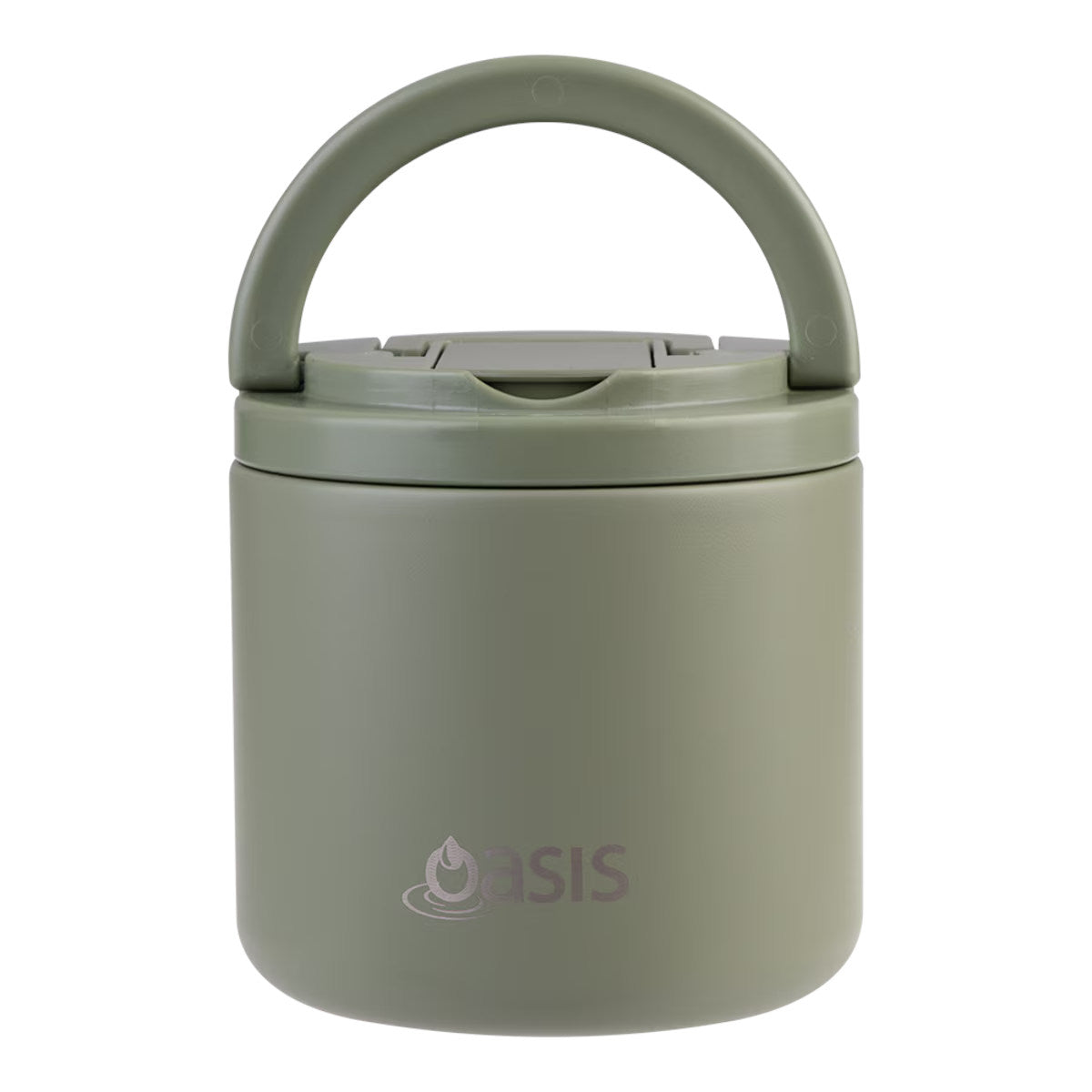 Oasis Double Wall Insulated Food Flask Olive 500ml | Minimax