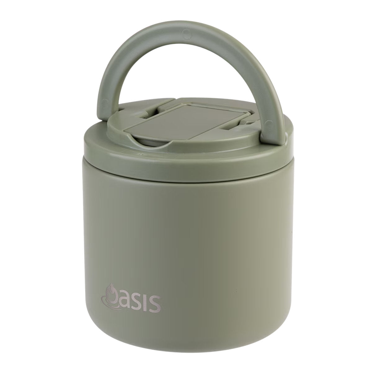 Oasis Double Wall Insulated Food Flask Olive 500ml | Minimax