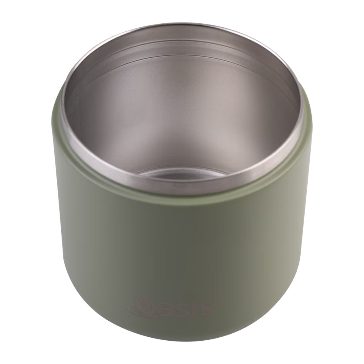 Oasis Double Wall Insulated Food Flask Olive 500ml | Minimax