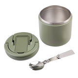 Oasis Double Wall Insulated Food Flask Olive 500ml | Minimax