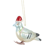 Florabelle Pigeon Santa Hat Hanging Decoration 10cm | Minimax