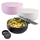 Oasis Fresh'N'Go Lunch Bowl Alabaster 950ml – stylish insulated lunch bowl with airtight lid, perfect for fresh meals on the go.