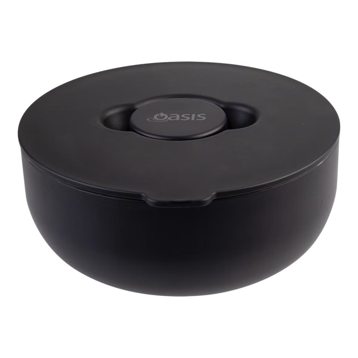 Oasis Fresh'N'Go Lunch Bowl Black 950ml – reusable insulated lunch container with airtight lid, ideal for fresh meals on the go.