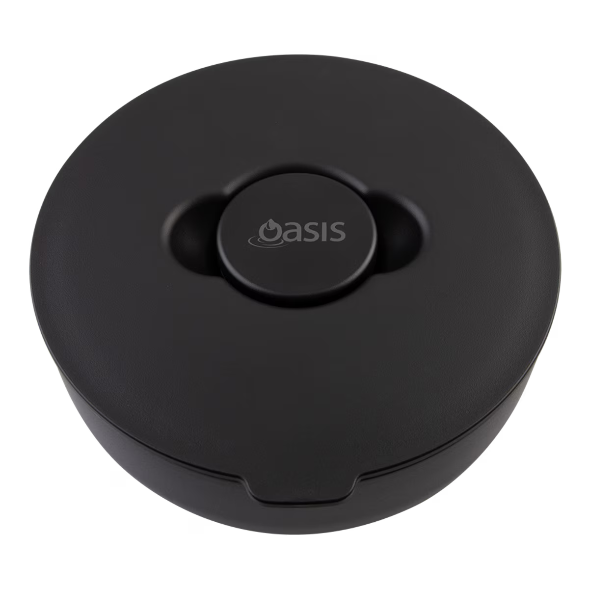 Oasis Fresh'N'Go Lunch Bowl Black 950ml – reusable insulated lunch container with airtight lid, ideal for fresh meals on the go.