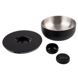 Oasis Fresh'N'Go Lunch Bowl Black 950ml – reusable insulated lunch container with airtight lid, ideal for fresh meals on the go.